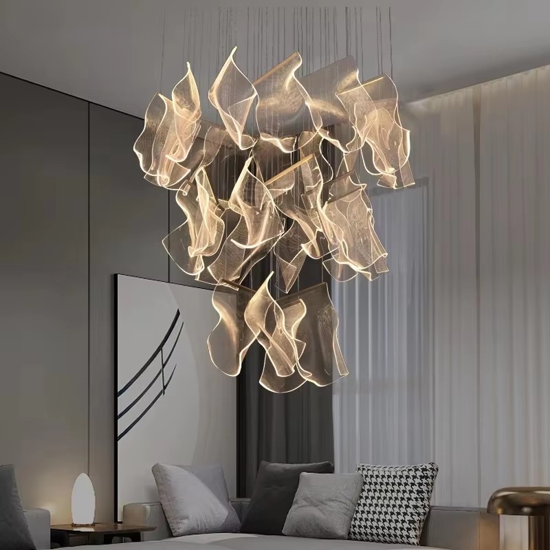 Sustainable Living Guide - Lustre LED com Guia de Luz
