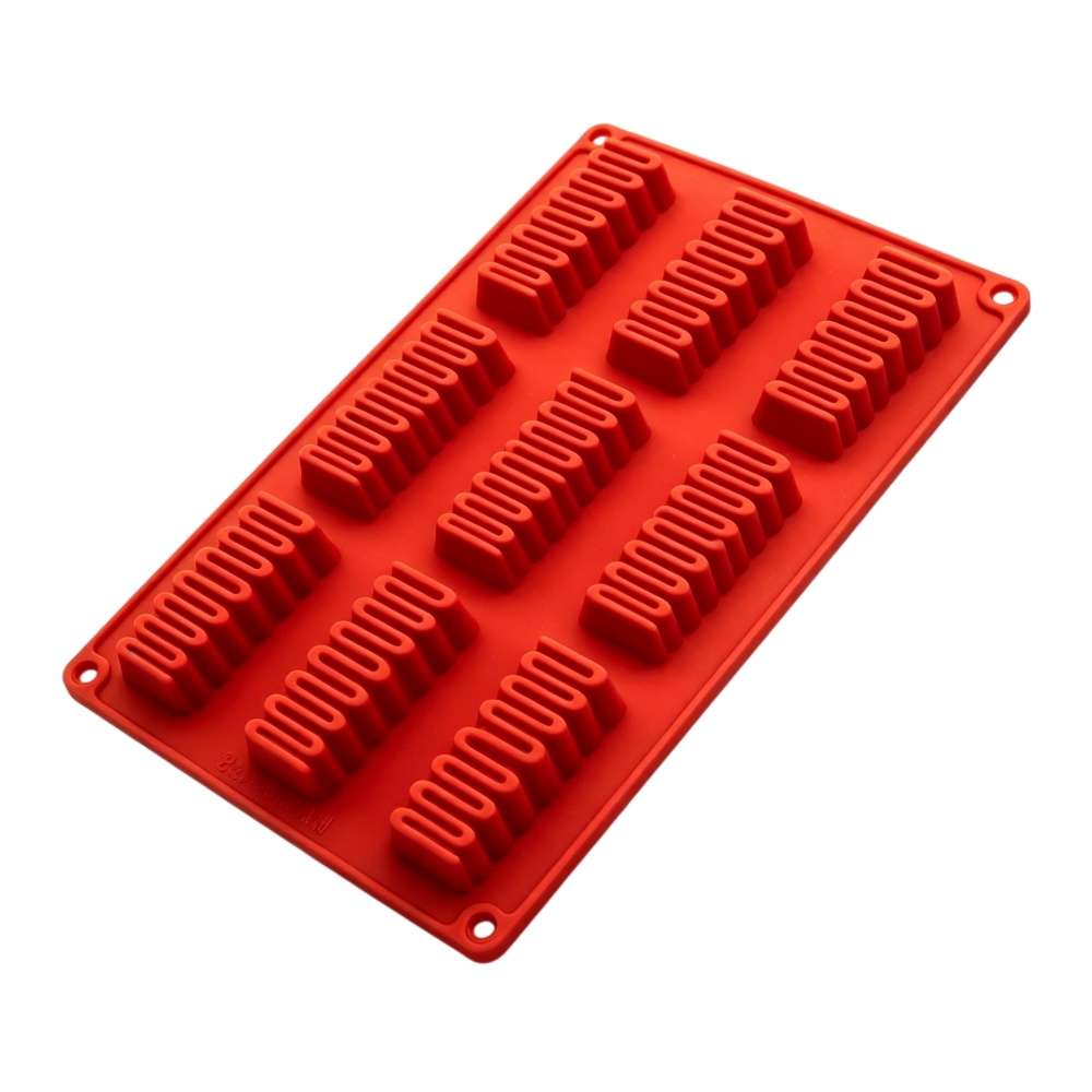 Eco Soap - Molde de silicone com tiras onduladas