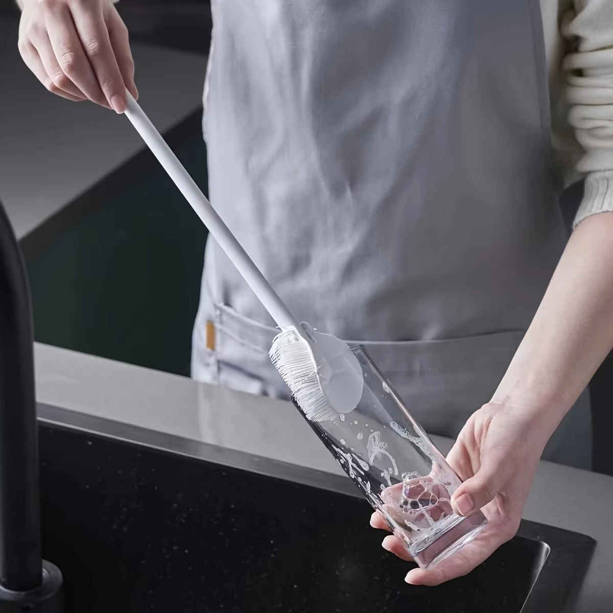 Escova de silicone dobrável, c - Reusable Bottle avaliação e preço