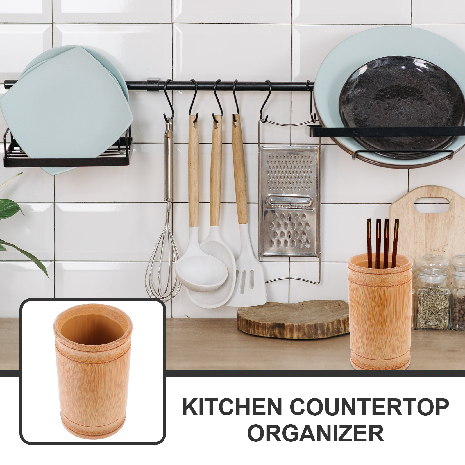 Organizador de talheres de bam - Bamboo Cutlery avaliação e preço