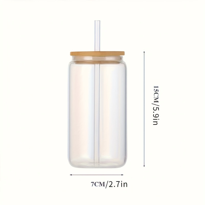 Caneca de vidro personalizada  - Reusable Straw avaliação e preço