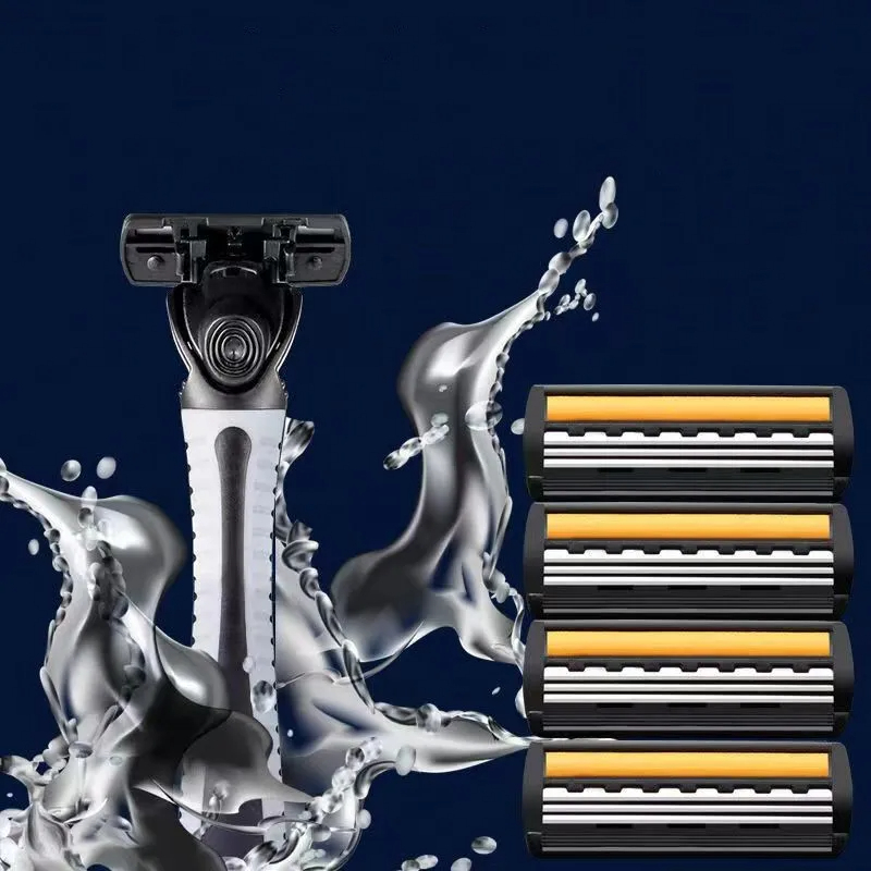 Lâmina de barbear manual mascu - Safety Razor Handle avaliação e preço